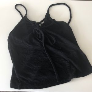 Bershka Black Crop Top
